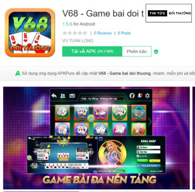 Hướng dẫn tải game V68 Club cho Android cực chi tiết